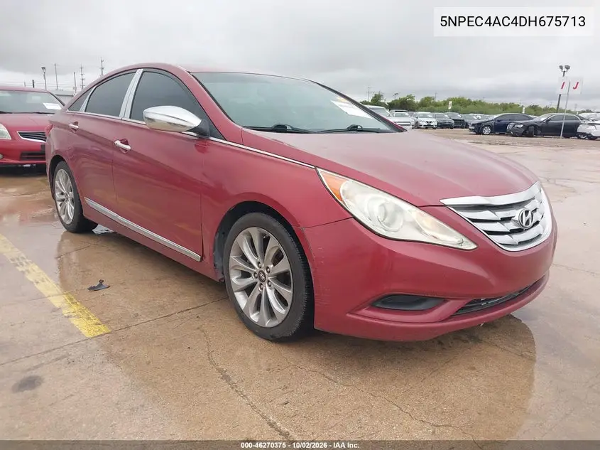 HYUNDAI SONATA 2013, VIN 5NPEC4AC4DH675713