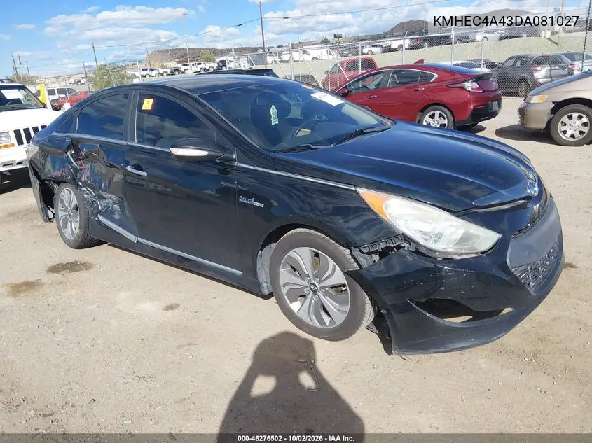 HYUNDAI SONATA 2013, VIN KMHEC4A43DA081027