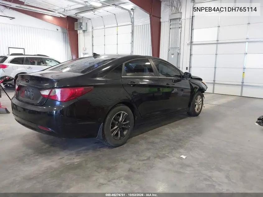 2013 HYUNDAI SONATA VIN 5NPEB4AC1DH765114 — фото 4