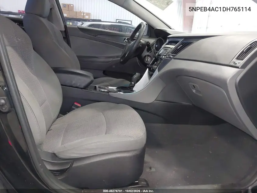 2013 HYUNDAI SONATA VIN 5NPEB4AC1DH765114 — фото 5