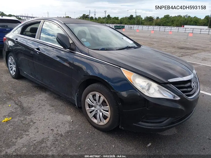 HYUNDAI SONATA 2013, VIN 5NPEB4AC4DH593158