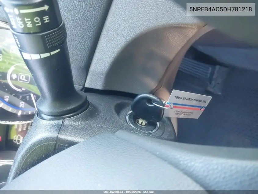 2013 HYUNDAI SONATA VIN 5NPEB4AC5DH781218 — фото 11