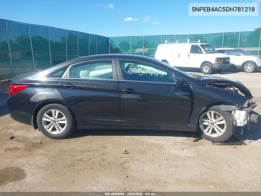 2013 HYUNDAI SONATA VIN 5NPEB4AC5DH781218 — фото 13