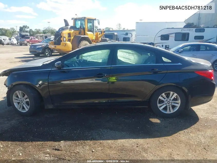 2013 HYUNDAI SONATA VIN 5NPEB4AC5DH781218 — фото 14