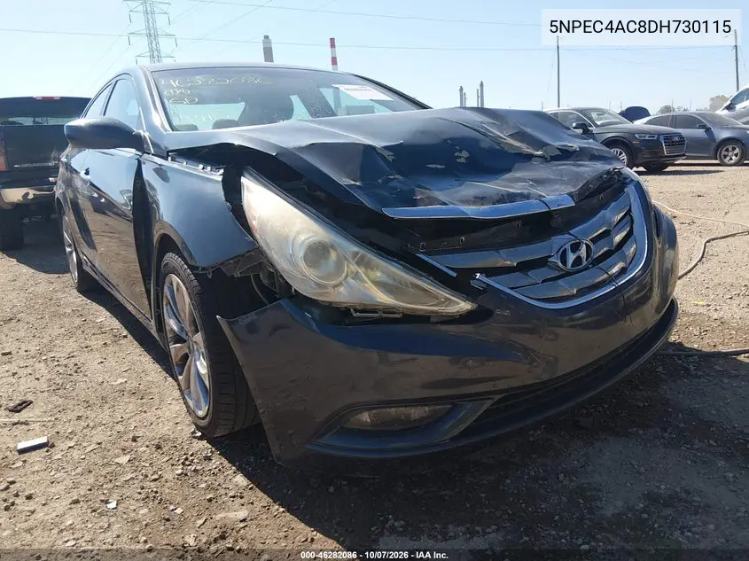 HYUNDAI SONATA 2013, VIN 5NPEC4AC8DH730115