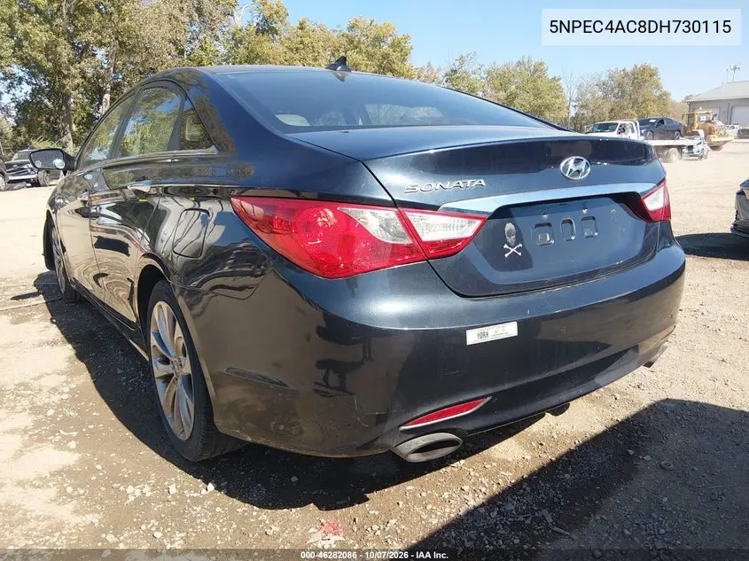 2013 HYUNDAI SONATA VIN 5NPEC4AC8DH730115 — фото 3