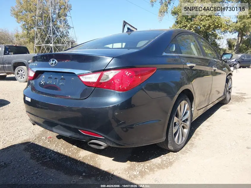2013 HYUNDAI SONATA VIN 5NPEC4AC8DH730115 — фото 4