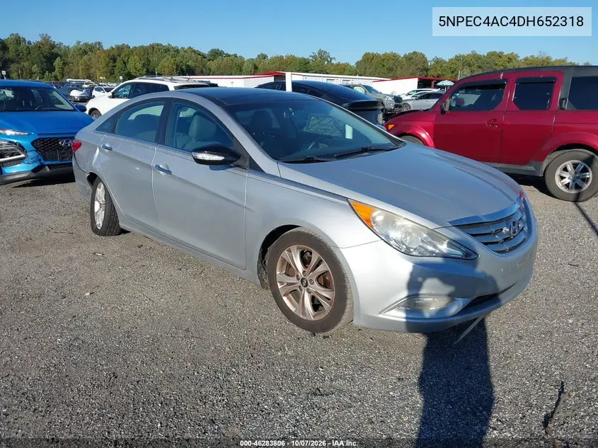 HYUNDAI SONATA 2013, VIN 5NPEC4AC4DH652318