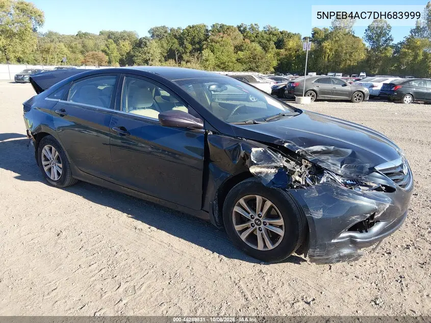 HYUNDAI SONATA 2013, VIN 5NPEB4AC7DH683999