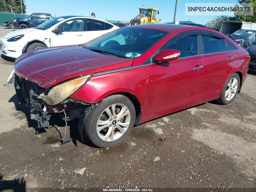 2013 HYUNDAI SONATA VIN 5NPEC4AC6DH561373 — фото 2