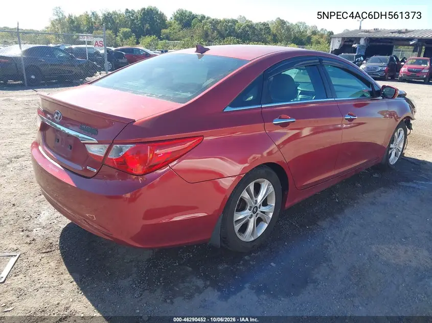 2013 HYUNDAI SONATA VIN 5NPEC4AC6DH561373 — фото 4