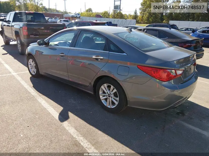 2013 HYUNDAI SONATA VIN 5NPEB4ACXDH748537 — фото 3