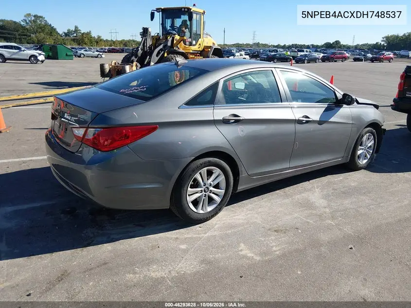 2013 HYUNDAI SONATA VIN 5NPEB4ACXDH748537 — фото 4