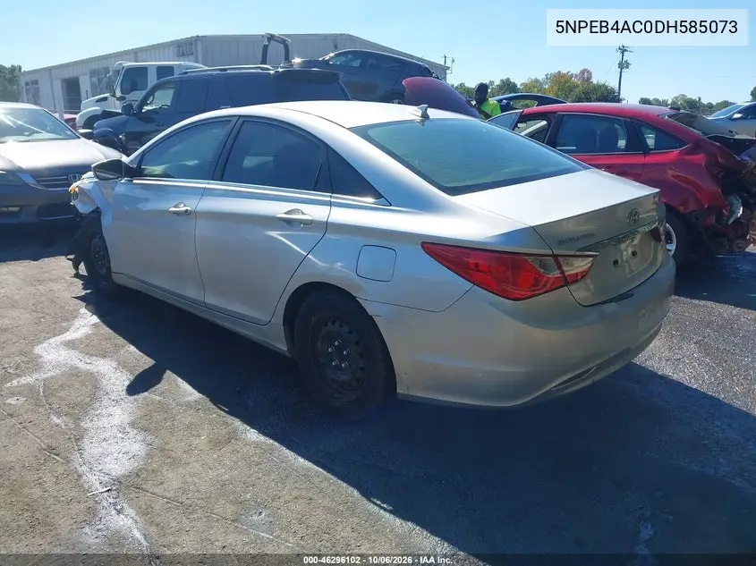 2013 HYUNDAI SONATA VIN 5NPEB4AC0DH585073 — фото 3