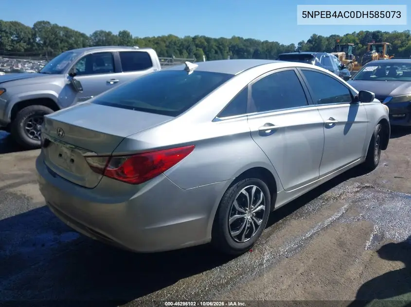 2013 HYUNDAI SONATA VIN 5NPEB4AC0DH585073 — фото 4
