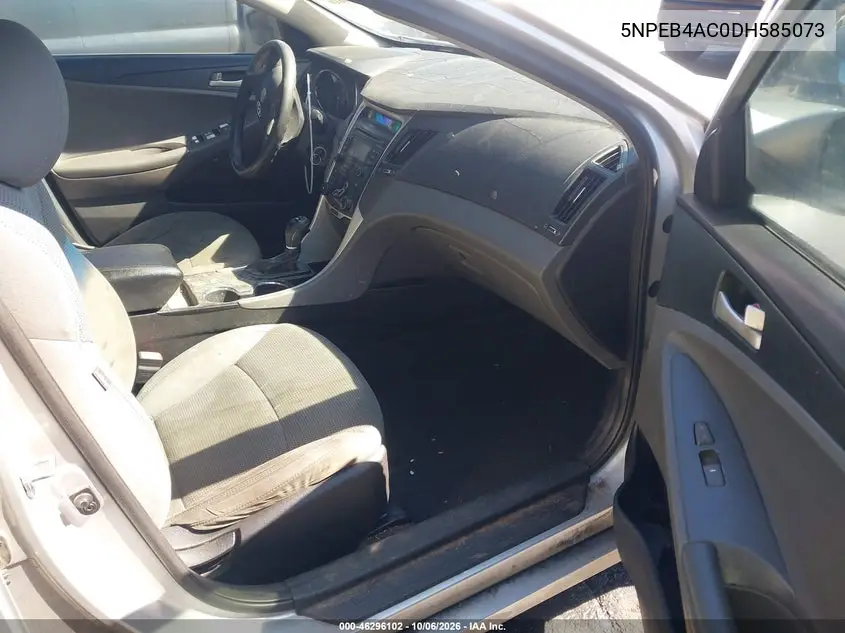2013 HYUNDAI SONATA VIN 5NPEB4AC0DH585073 — фото 5