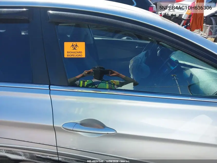2013 HYUNDAI SONATA VIN 5NPEB4AC1DH636306 — фото 5