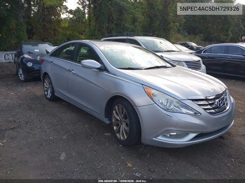 HYUNDAI SONATA 2013, VIN 5NPEC4AC5DH729326