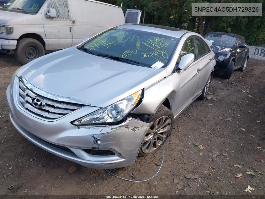 2013 HYUNDAI SONATA VIN 5NPEC4AC5DH729326 — фото 2