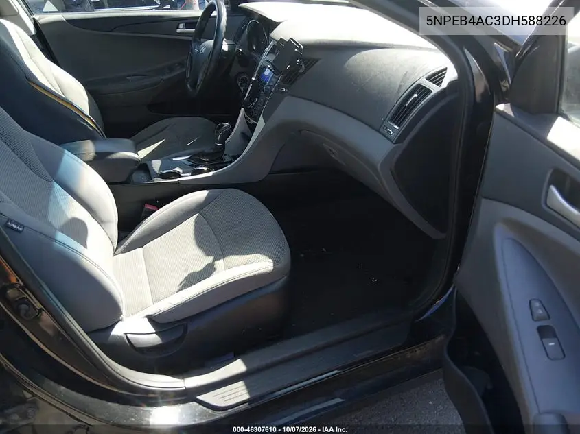 2013 HYUNDAI SONATA VIN 5NPEB4AC3DH588226 — фото 5