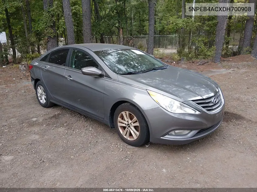 HYUNDAI SONATA 2013, VIN 5NPEB4ACXDH700908