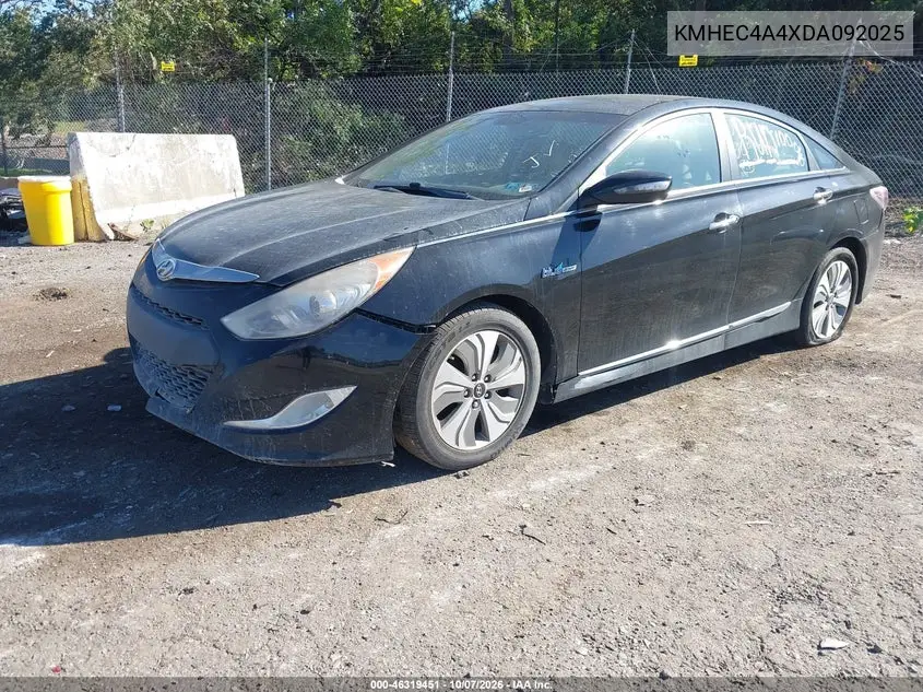 2013 HYUNDAI SONATA VIN KMHEC4A4XDA092025 — фото 2