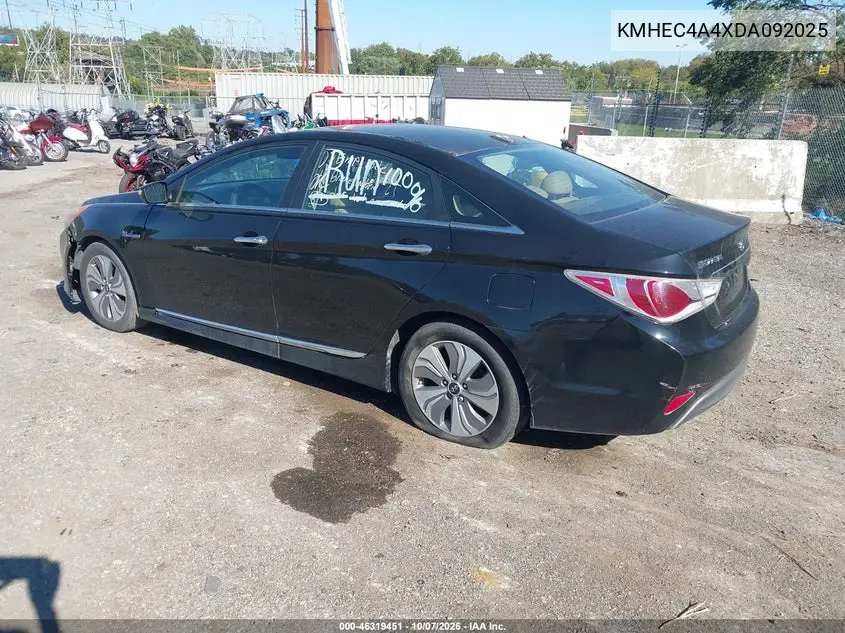 2013 HYUNDAI SONATA VIN KMHEC4A4XDA092025 — фото 3