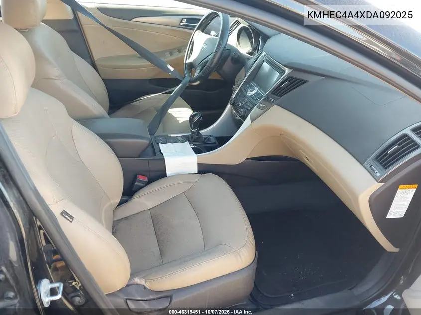 2013 HYUNDAI SONATA VIN KMHEC4A4XDA092025 — фото 5