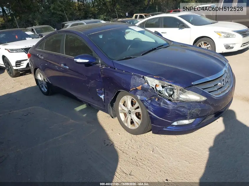 HYUNDAI SONATA 2013, VIN 5NPEC4AC6DH512528