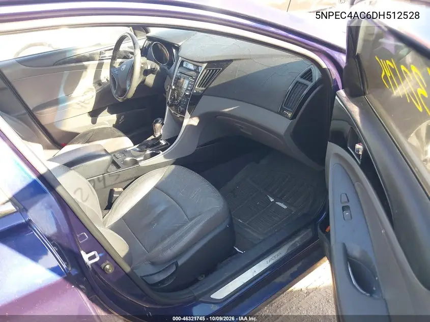 2013 HYUNDAI SONATA VIN 5NPEC4AC6DH512528 — фото 5