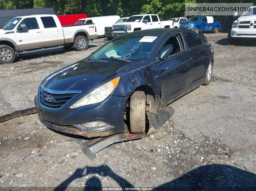 2013 HYUNDAI SONATA VIN 5NPEB4ACXDH541050 — фото 2