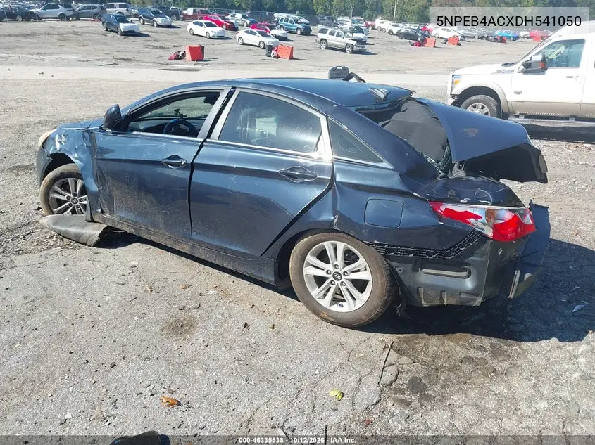 2013 HYUNDAI SONATA VIN 5NPEB4ACXDH541050 — фото 3