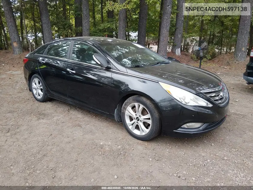 HYUNDAI SONATA 2013, VIN 5NPEC4AC0DH597138