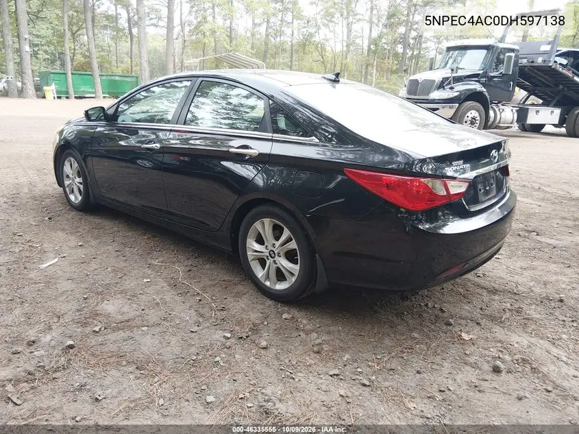 2013 HYUNDAI SONATA VIN 5NPEC4AC0DH597138 — фото 3