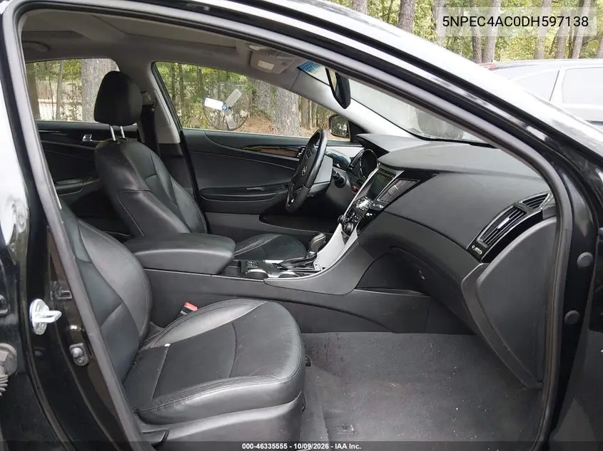 2013 HYUNDAI SONATA VIN 5NPEC4AC0DH597138 — фото 5