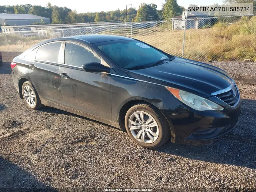 HYUNDAI SONATA 2013, VIN 5NPEB4AC7DH585734
