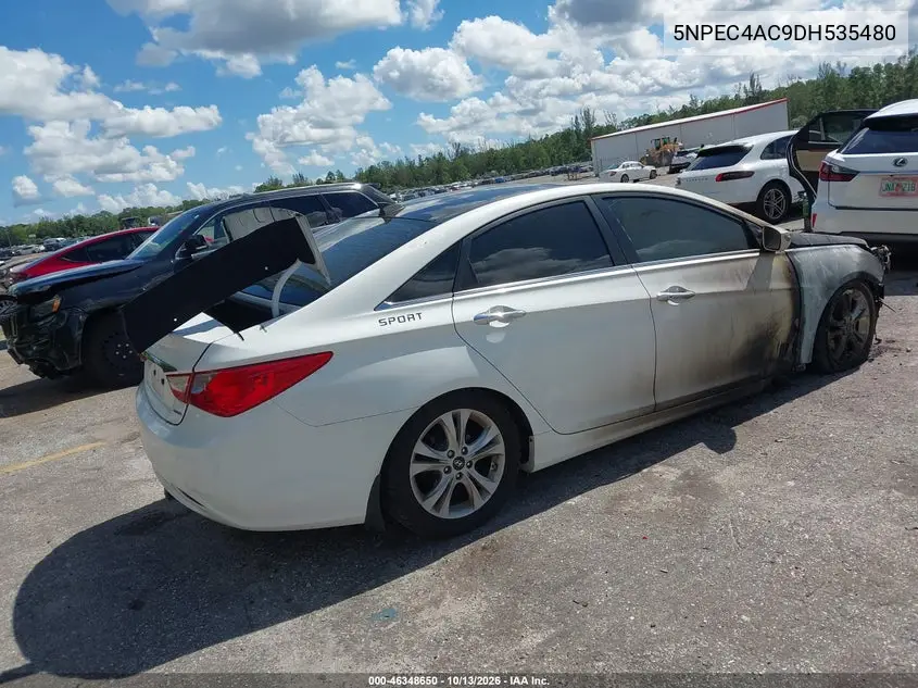 2013 HYUNDAI SONATA VIN 5NPEC4AC9DH535480 — фото 4