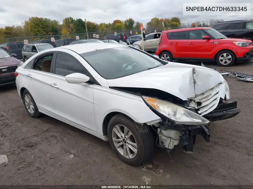 HYUNDAI SONATA 2013, VIN 5NPEB4AC7DH633345