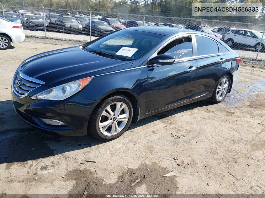 2013 HYUNDAI SONATA VIN 5NPEC4AC8DH566333 — фото 2