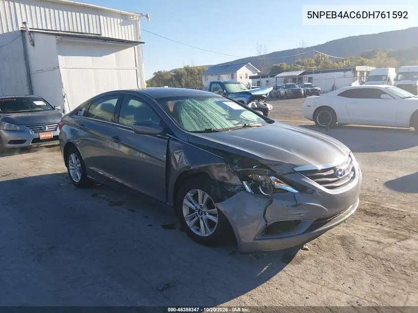 HYUNDAI SONATA 2013, VIN 5NPEB4AC6DH761592