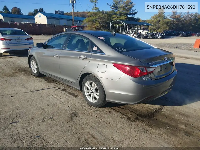2013 HYUNDAI SONATA VIN 5NPEB4AC6DH761592 — фото 3