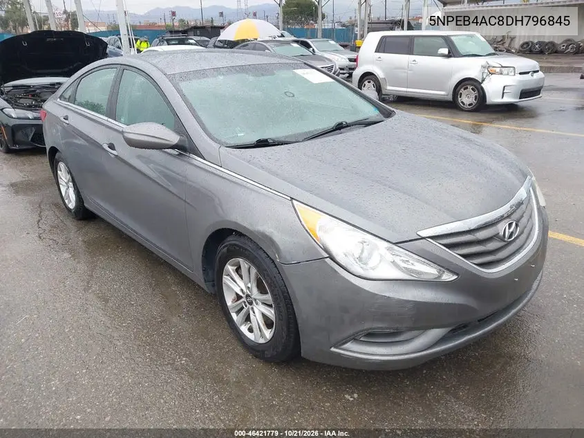HYUNDAI SONATA 2013, VIN 5NPEB4AC8DH796845