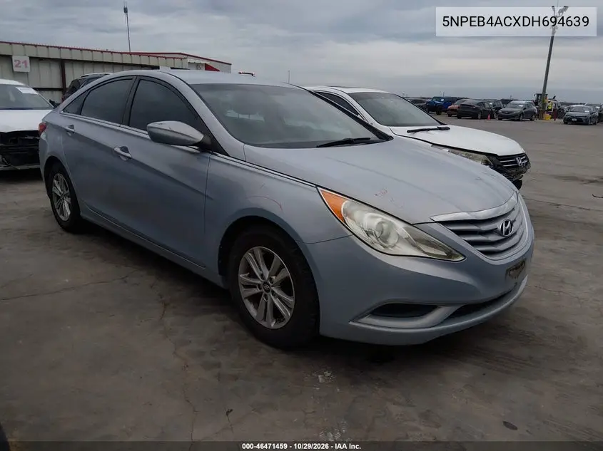 HYUNDAI SONATA 2013, VIN 5NPEB4ACXDH694639
