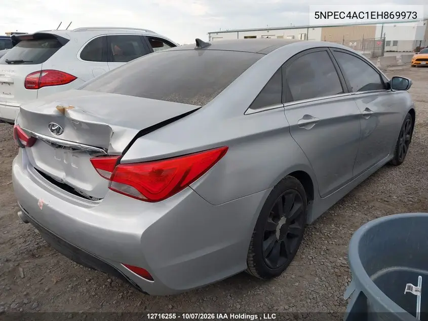 2014 HYUNDAI SONATA VIN 5NPEC4AC1EH869973 — фото 4