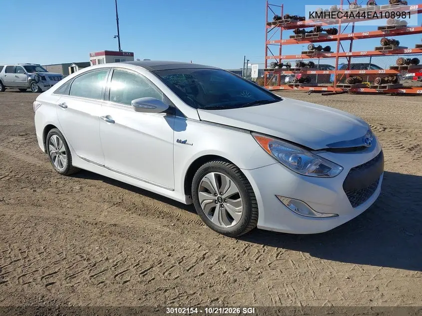HYUNDAI SONATA 2014, VIN KMHEC4A44EA108981