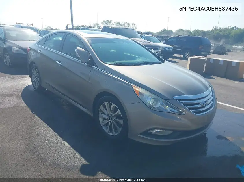 HYUNDAI SONATA 2014, VIN 5NPEC4AC0EH837435