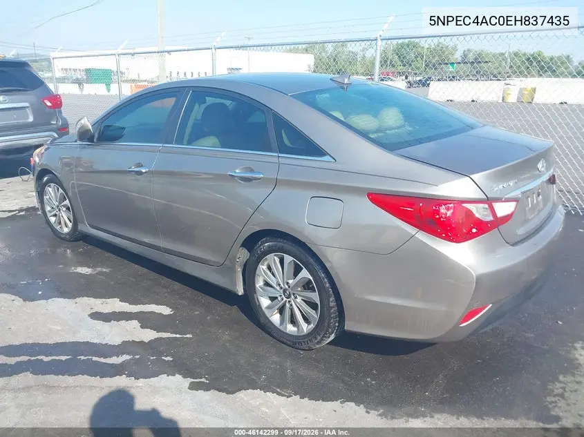 2014 HYUNDAI SONATA VIN 5NPEC4AC0EH837435 — фото 3