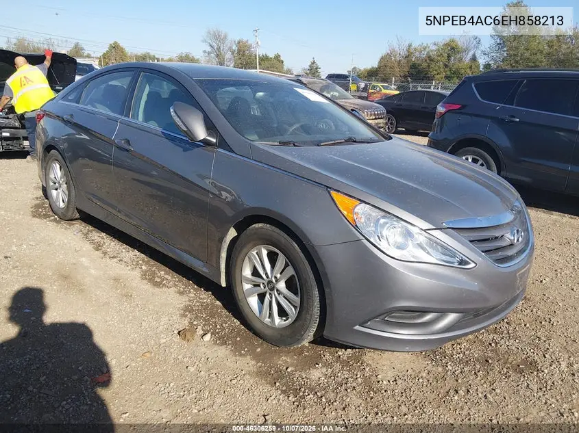 HYUNDAI SONATA 2014, VIN 5NPEB4AC6EH858213