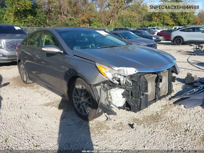 HYUNDAI SONATA 2014, VIN 5NPEC4ACXEH844988