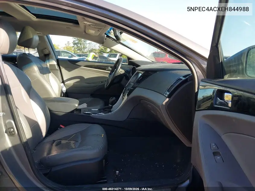 2014 HYUNDAI SONATA VIN 5NPEC4ACXEH844988 — фото 5